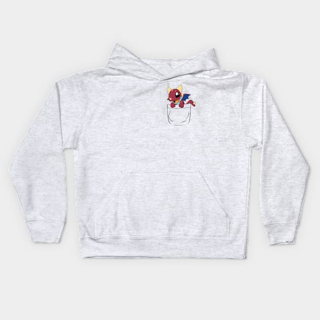 Pocket Toast Kids Hoodie by AJ & Magnus